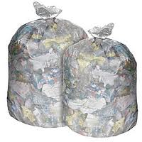 QUALITY CLEAR TRASH BAGS 12-16 GAL
